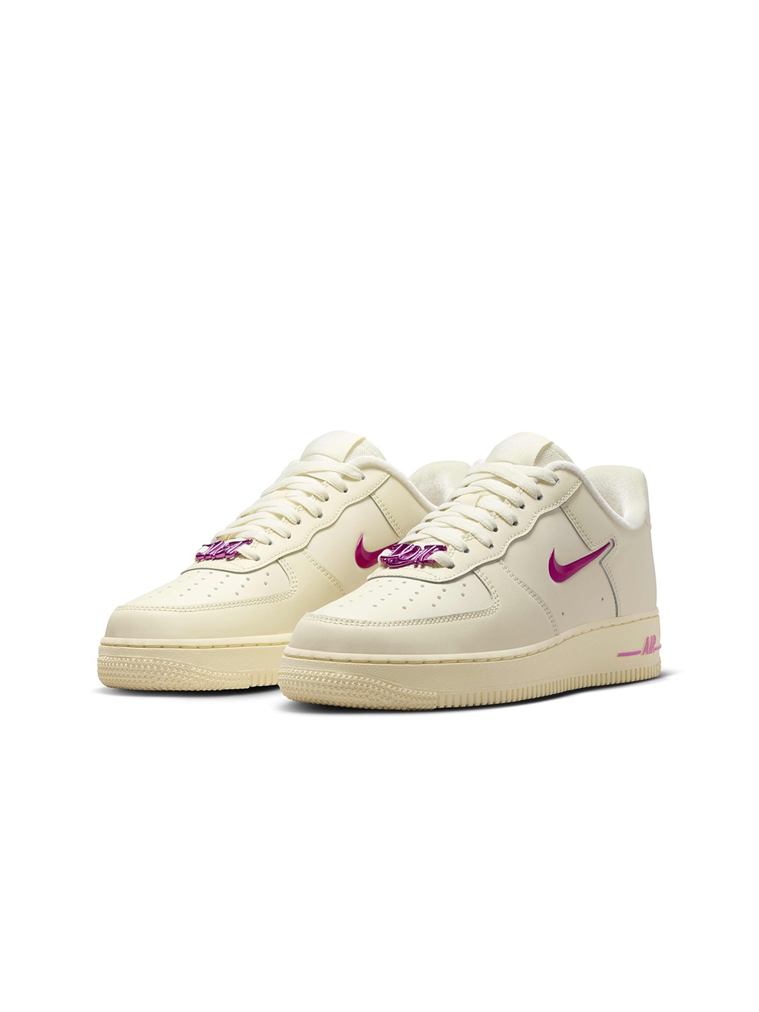 

Nike Women Air Force 1 '07 Leather Sneakers, Off white