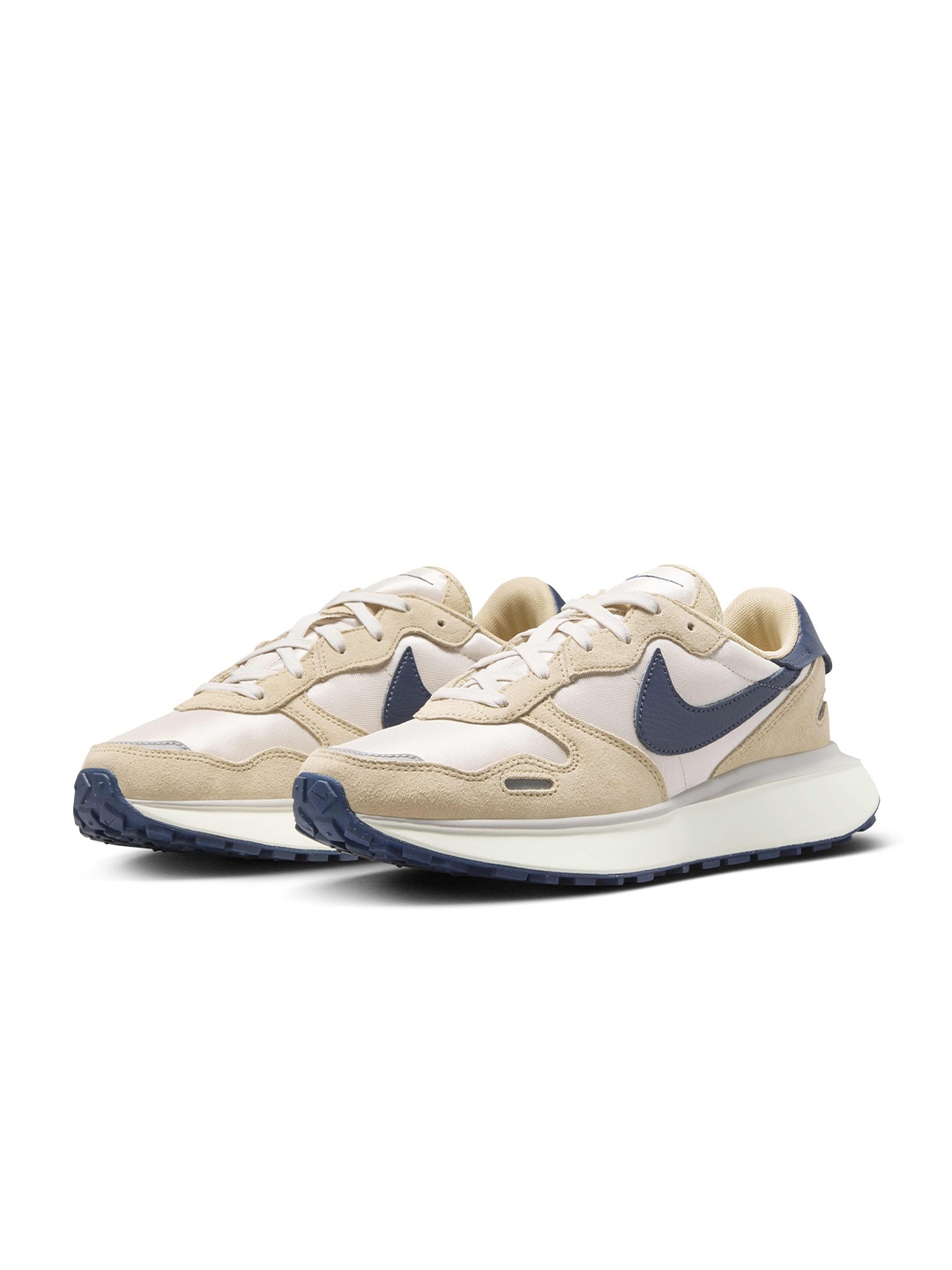 

Nike Women Phoenix Waffle Leather Running Shoes, Beige