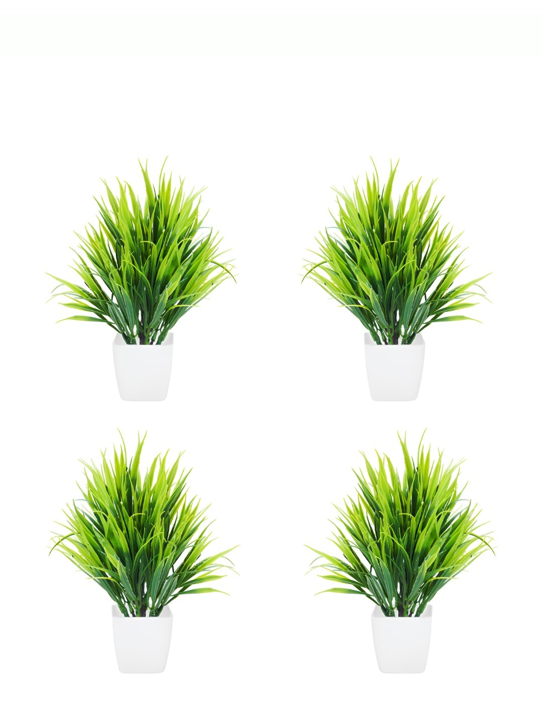 

Dekorly Green 4 Pieces Eucalyptus Artificial Plant With Pot