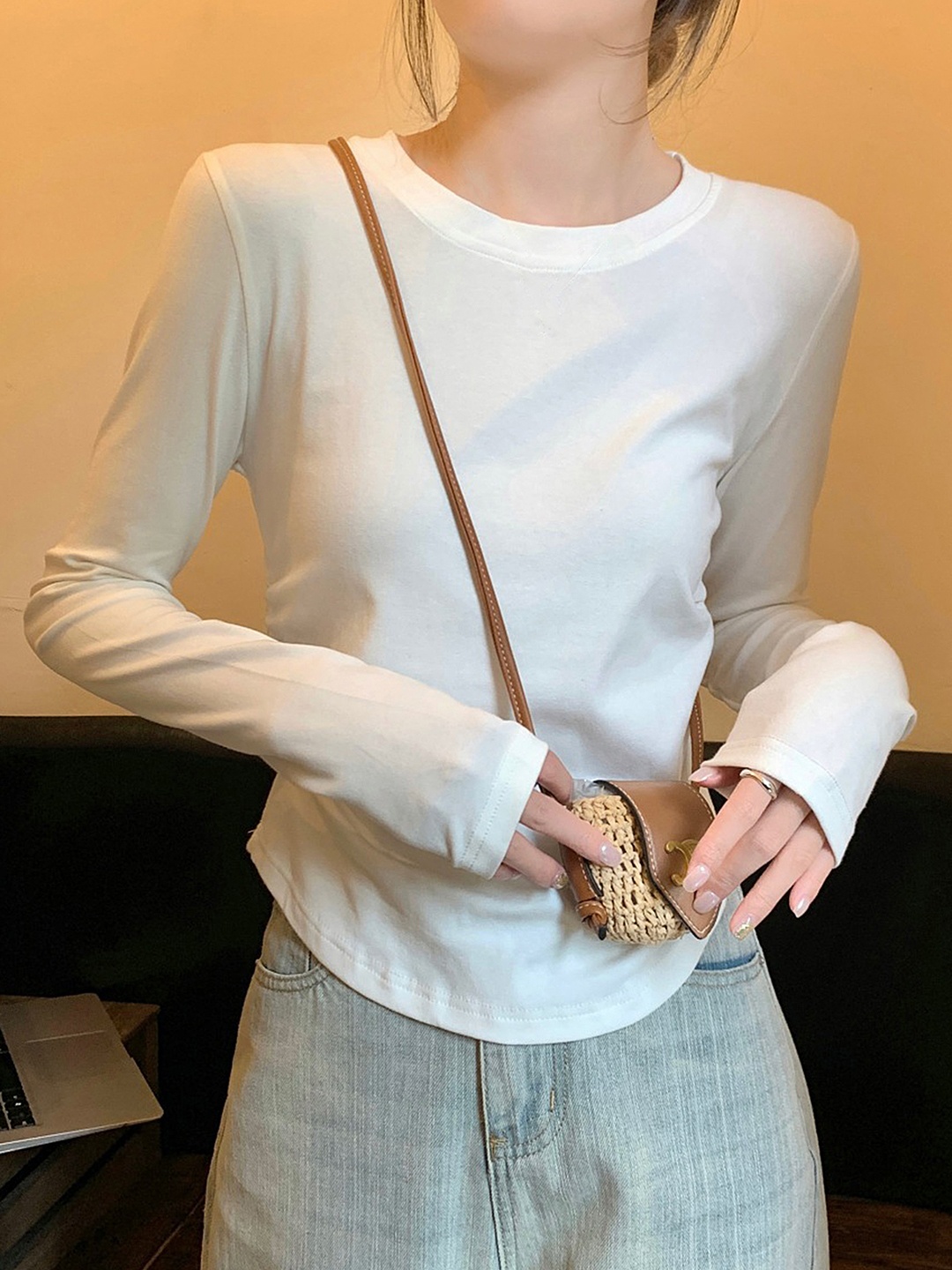

LULU & SKY White Cotton Top