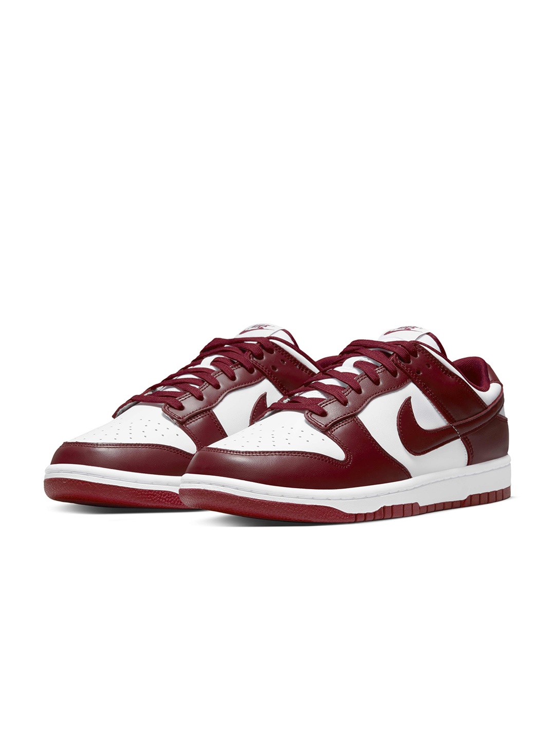 

Nike Men Dunk Low Retro Patterned Sneaker, Maroon