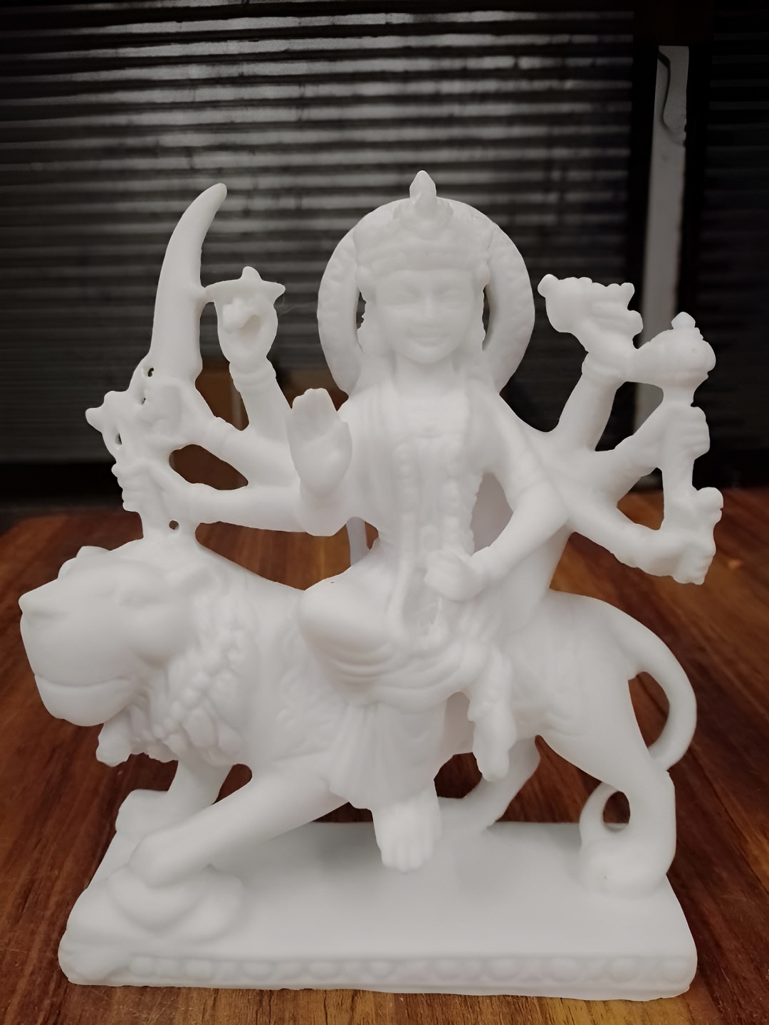 

VAMIKA HANDICRAFTS White Textured God Showpiece