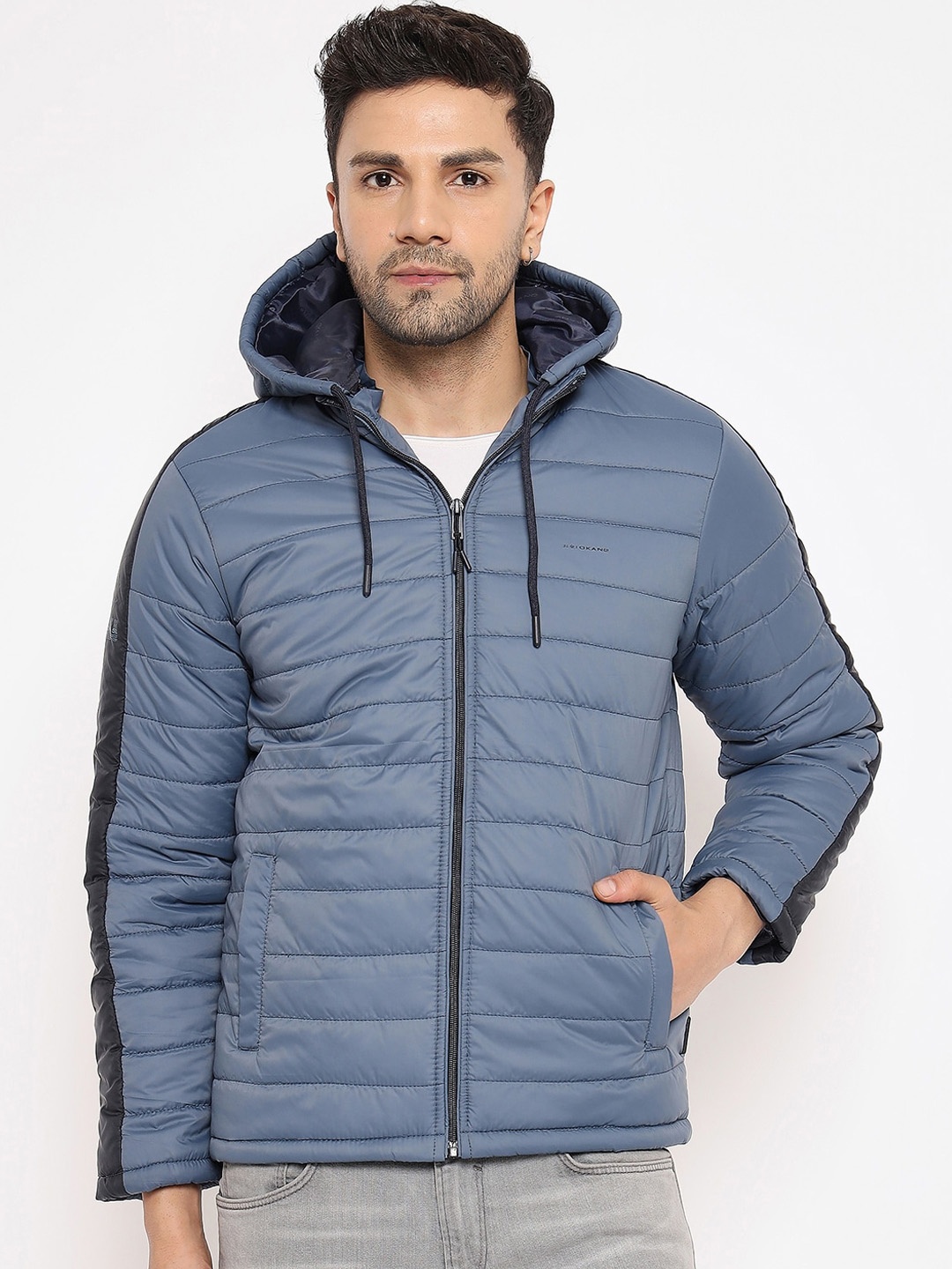 

Okane Lightweight Hooded Padded Jacket, Blue