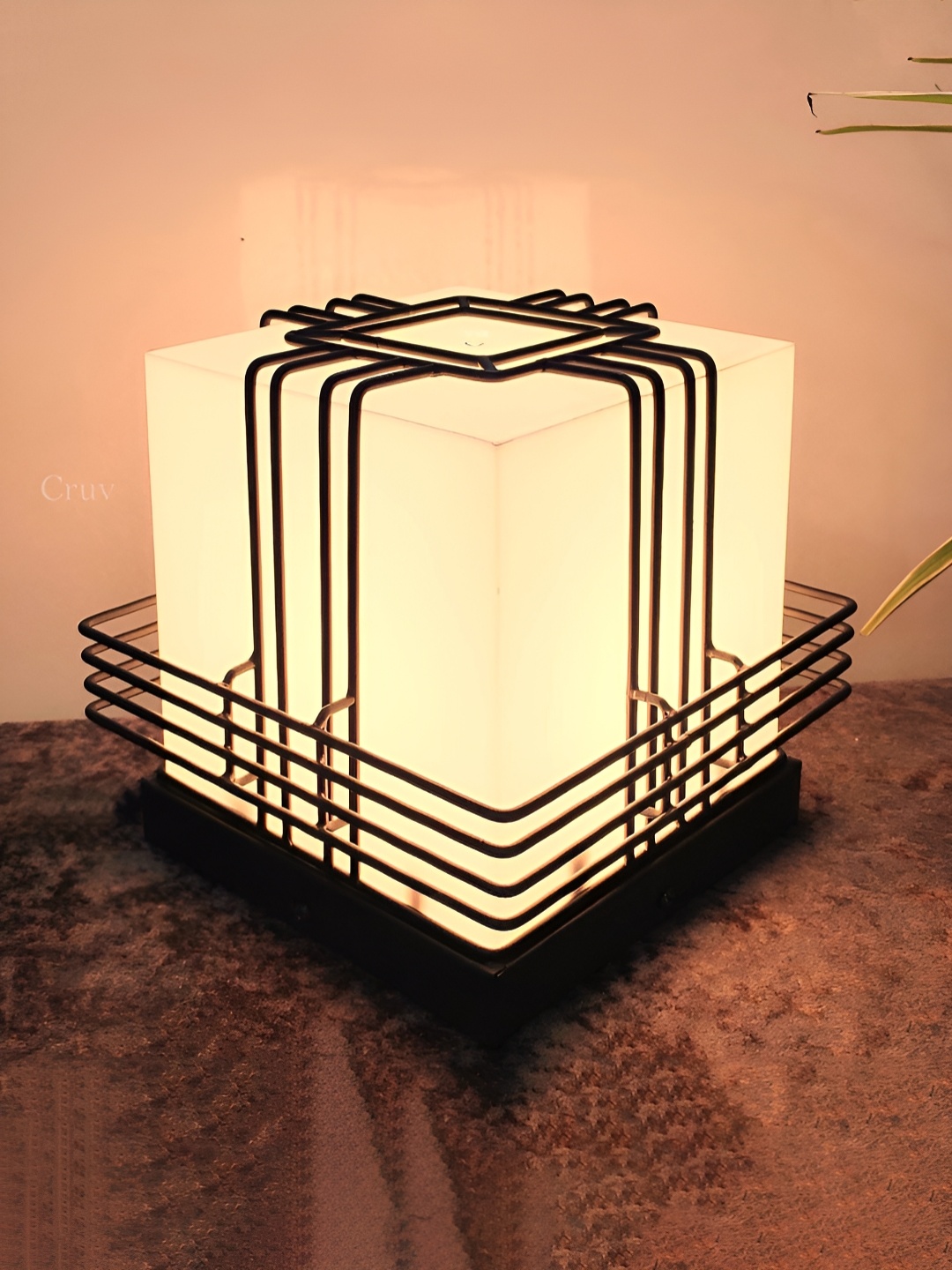 

Cruv Grey & White Metal Wired Square Shaped Outdoor Lamps