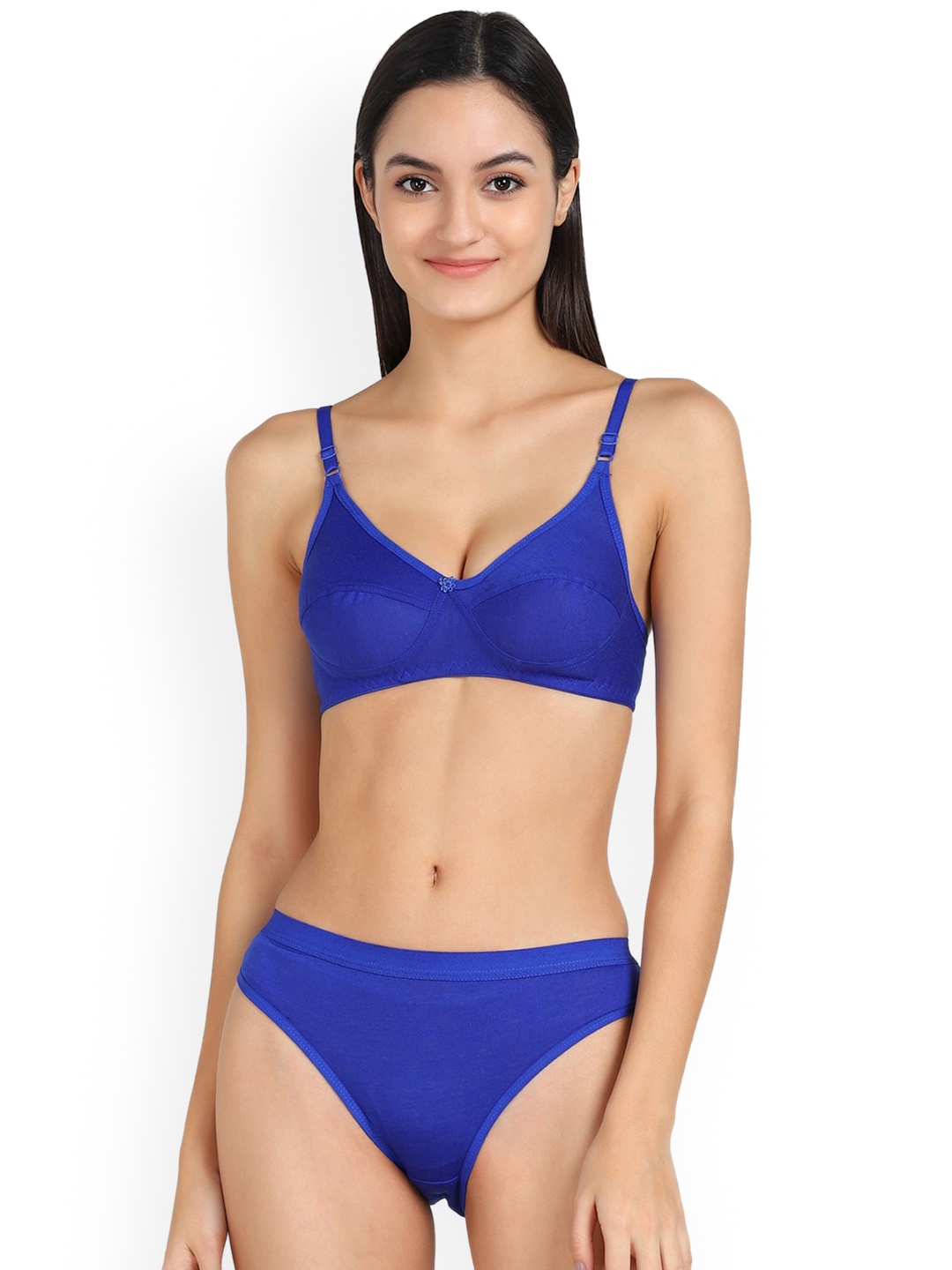 

Aamarsh Non-Padded Cotton Lingerie Set AA_T_Ruchi Set_Blue_30