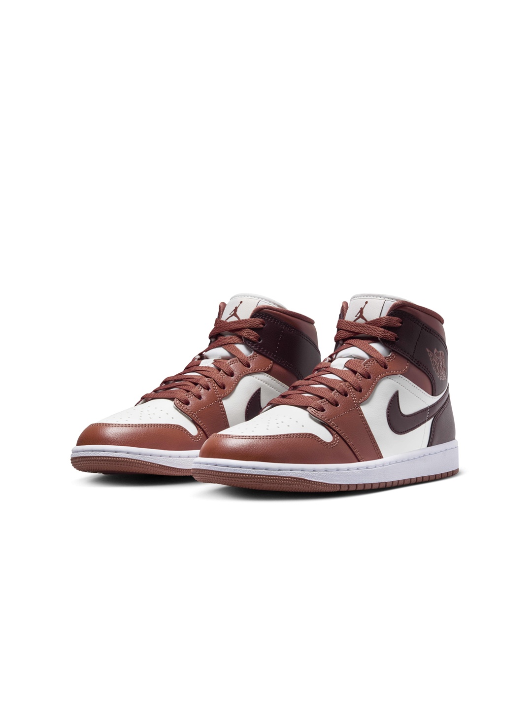 

Nike Women Air Jordan 1 Mid Sneakers, Maroon