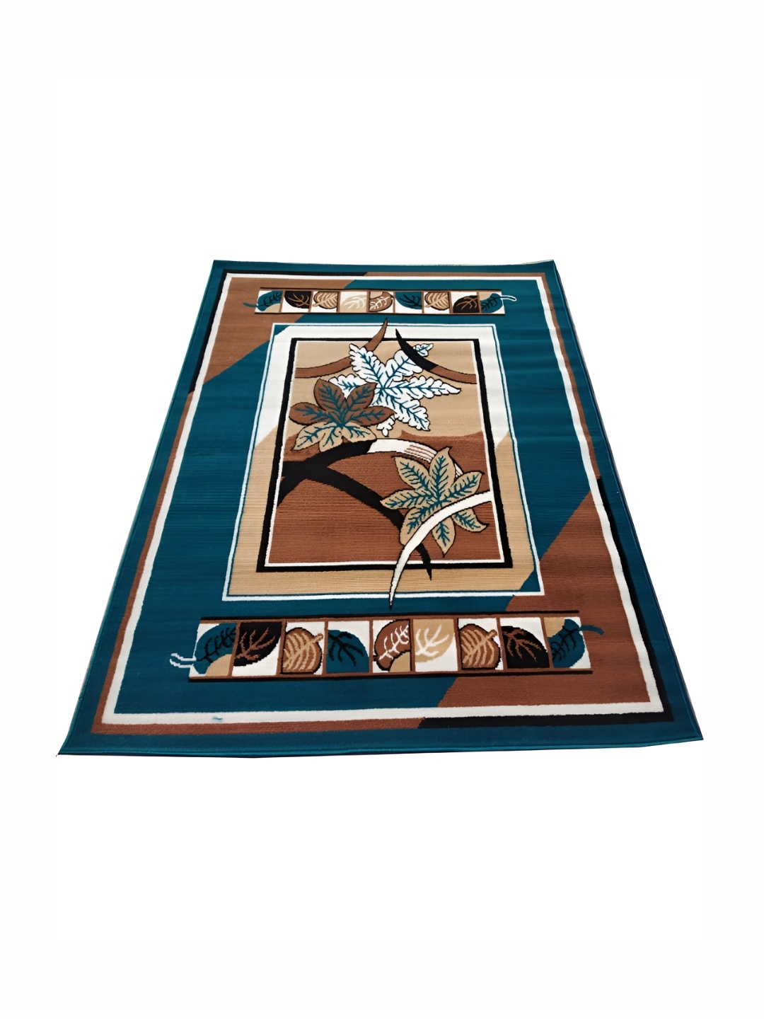 

Asad Emporium Rugs Blue Floral Anti-Skid Carpet