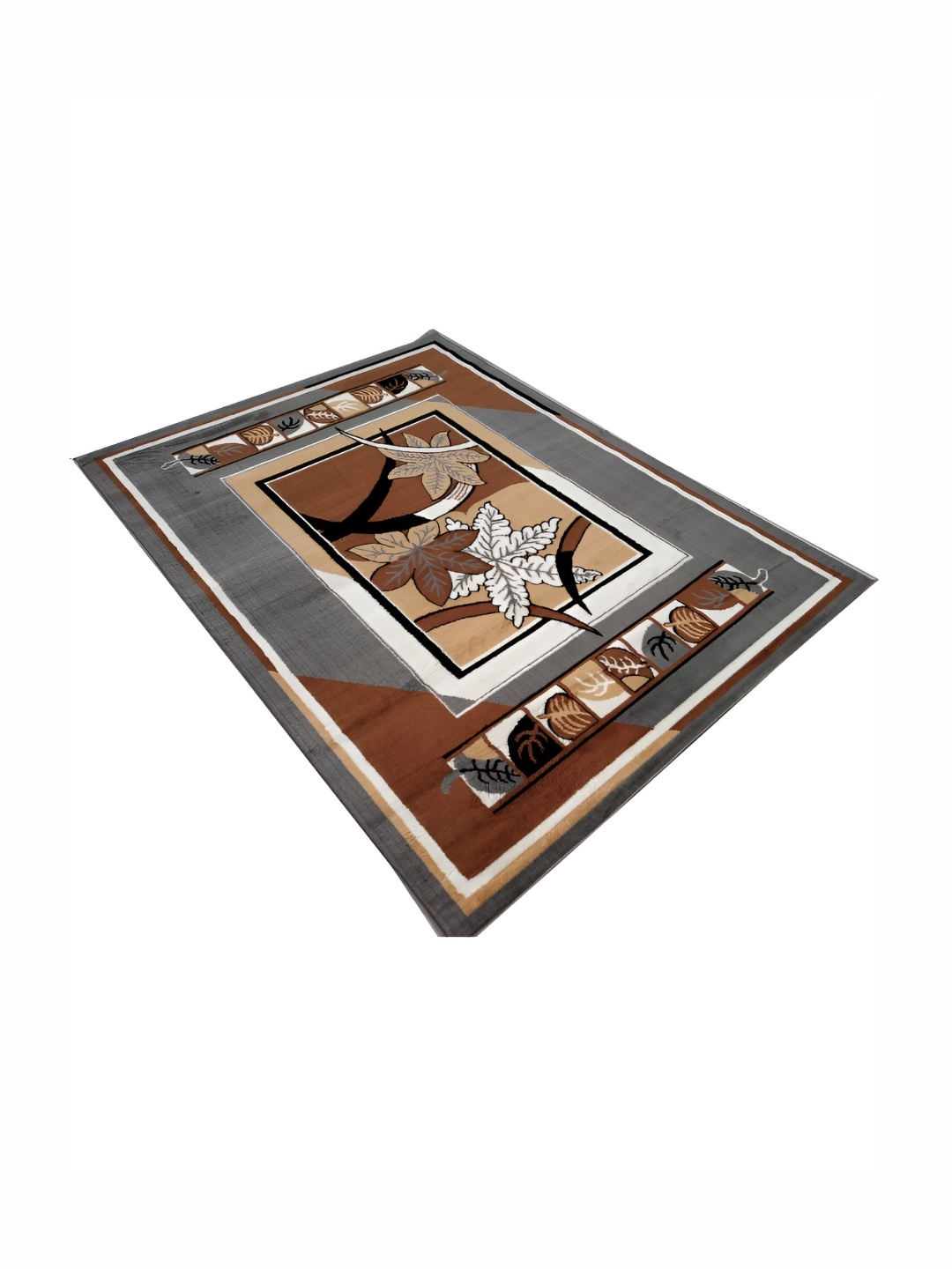 

Asad Emporium Rugs Grey Floral Anti Skid Carpet