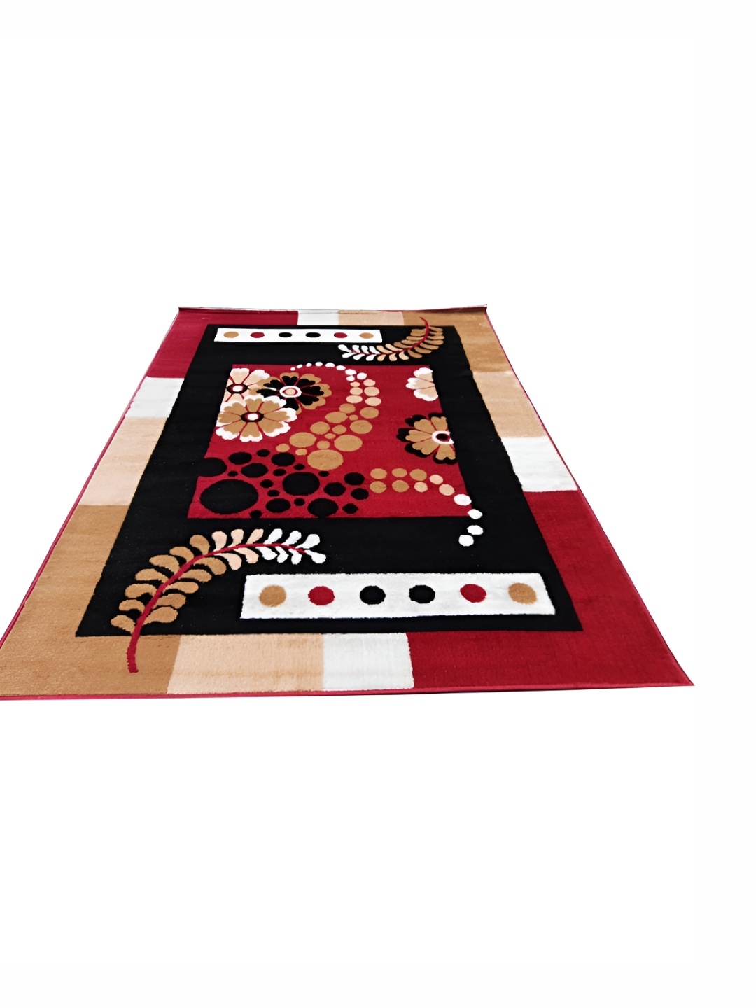 

Asad Emporium Rugs Red Floral Anti-Skid Carpet