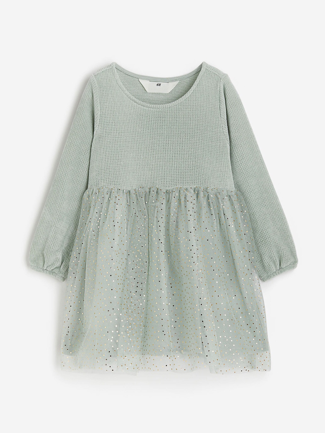 

H&M Girls Tulle-Skirt Dress, Green