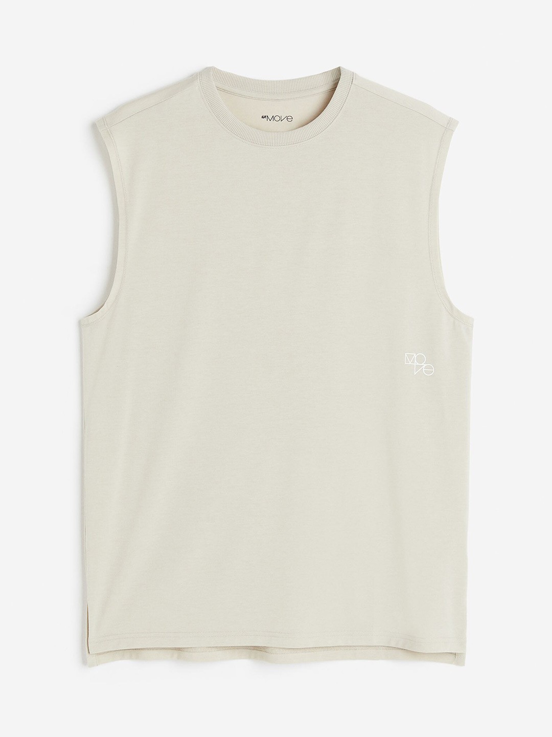 

H&M Men Dry Move Sports Vest Top, Beige