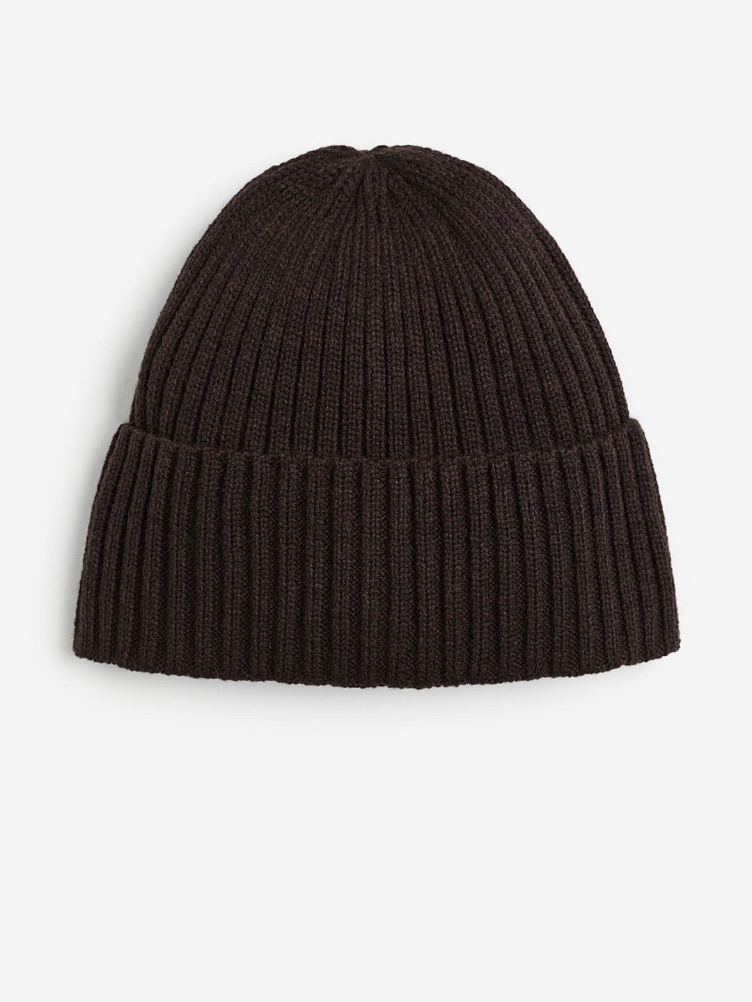 

H&M Men Rib-Knit Hat, Brown