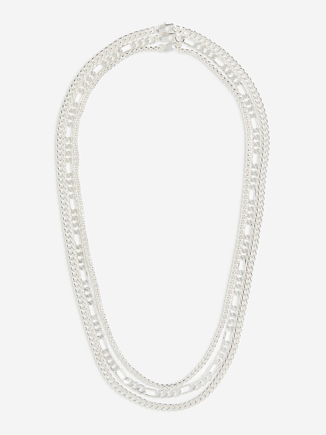 

H&M Men 3-Pack Necklaces, Silver
