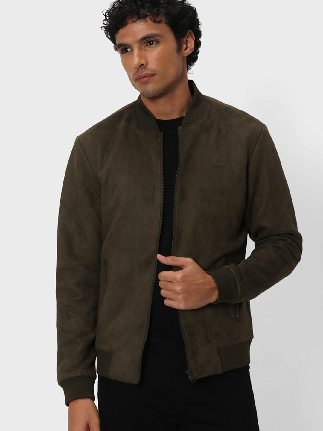 

Mufti Long Sleeves Bomber Jacket, Olive