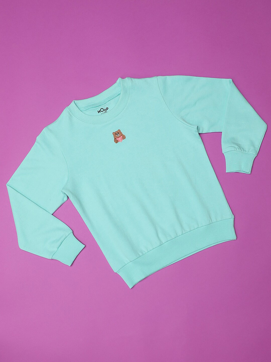 

Hoop Boys Round Neck Cotton Pullover Sweatshirt, Blue