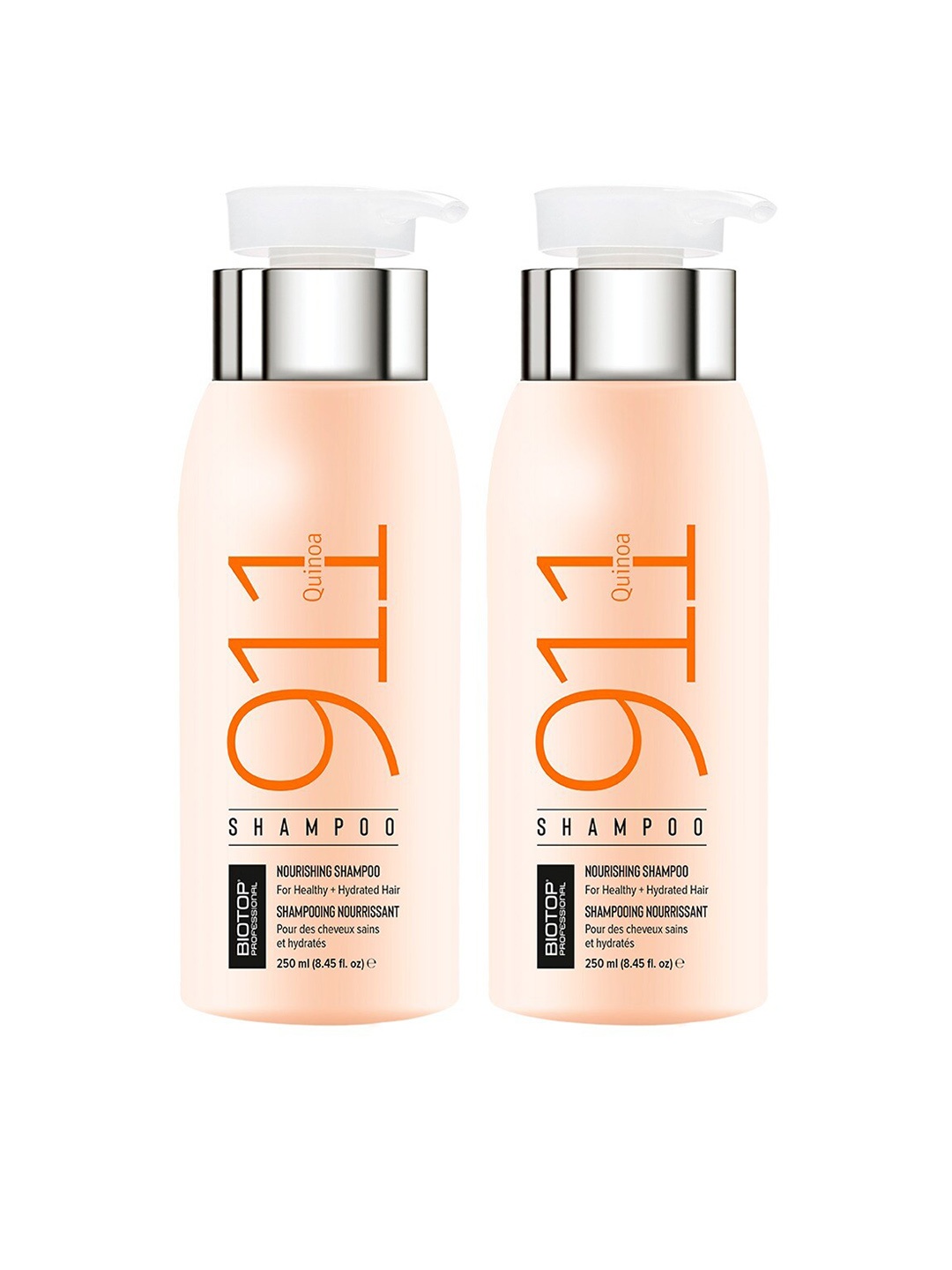 

BIOTOP PROFESSIONAL Set Of 2 911 Quinoa Shampoo - 250ml Each, Orange