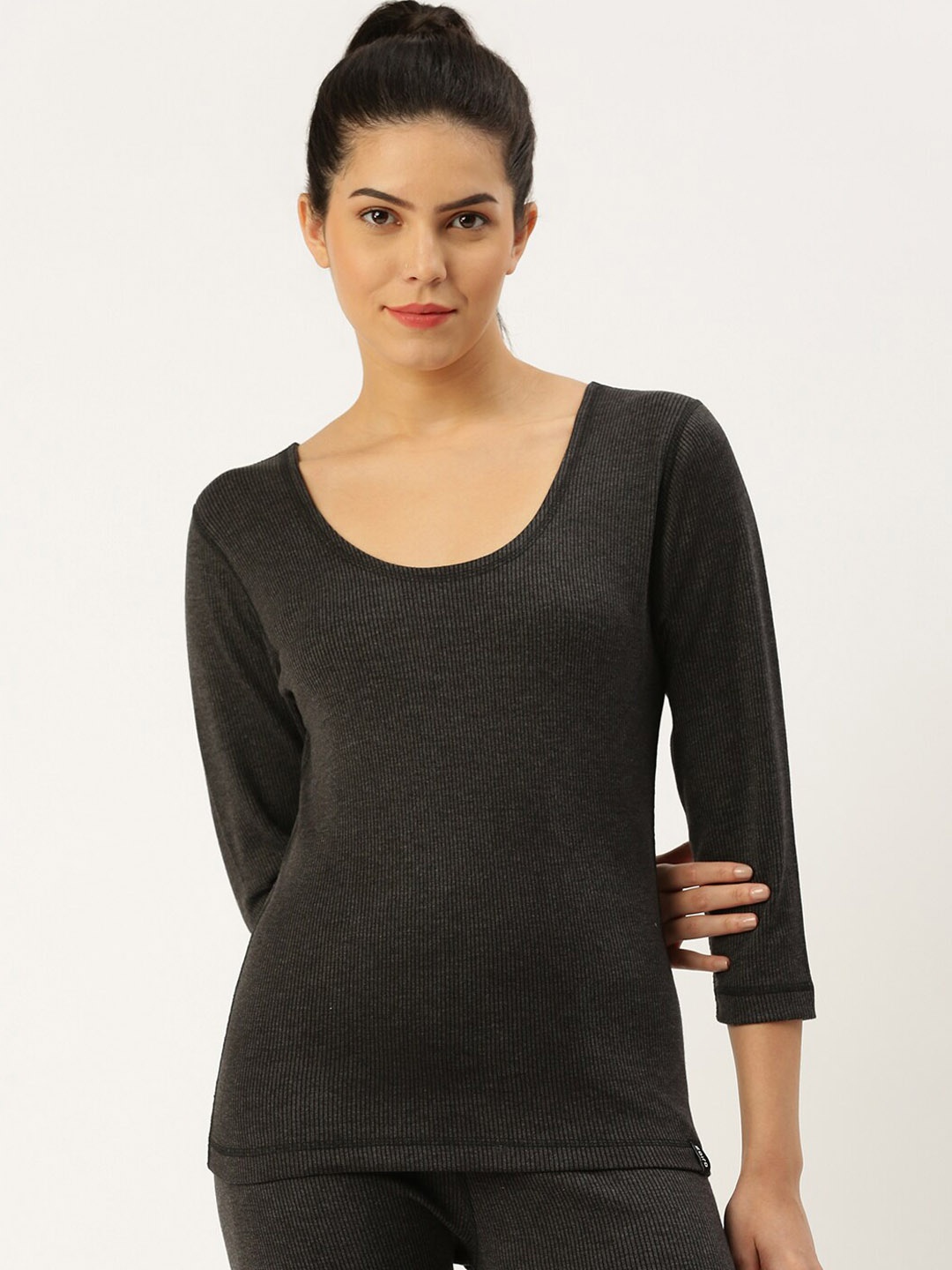 

Zoiro Triple Insulated Stretchable Thermal Top, Charcoal