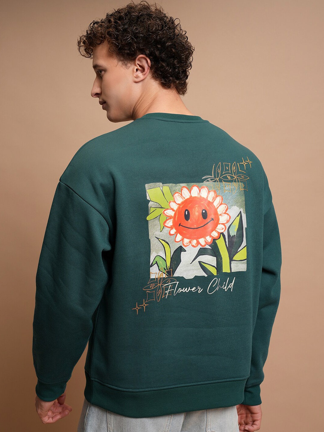 

HIGHLANDER Graphic Printed Pullover Sweatshirt, Green