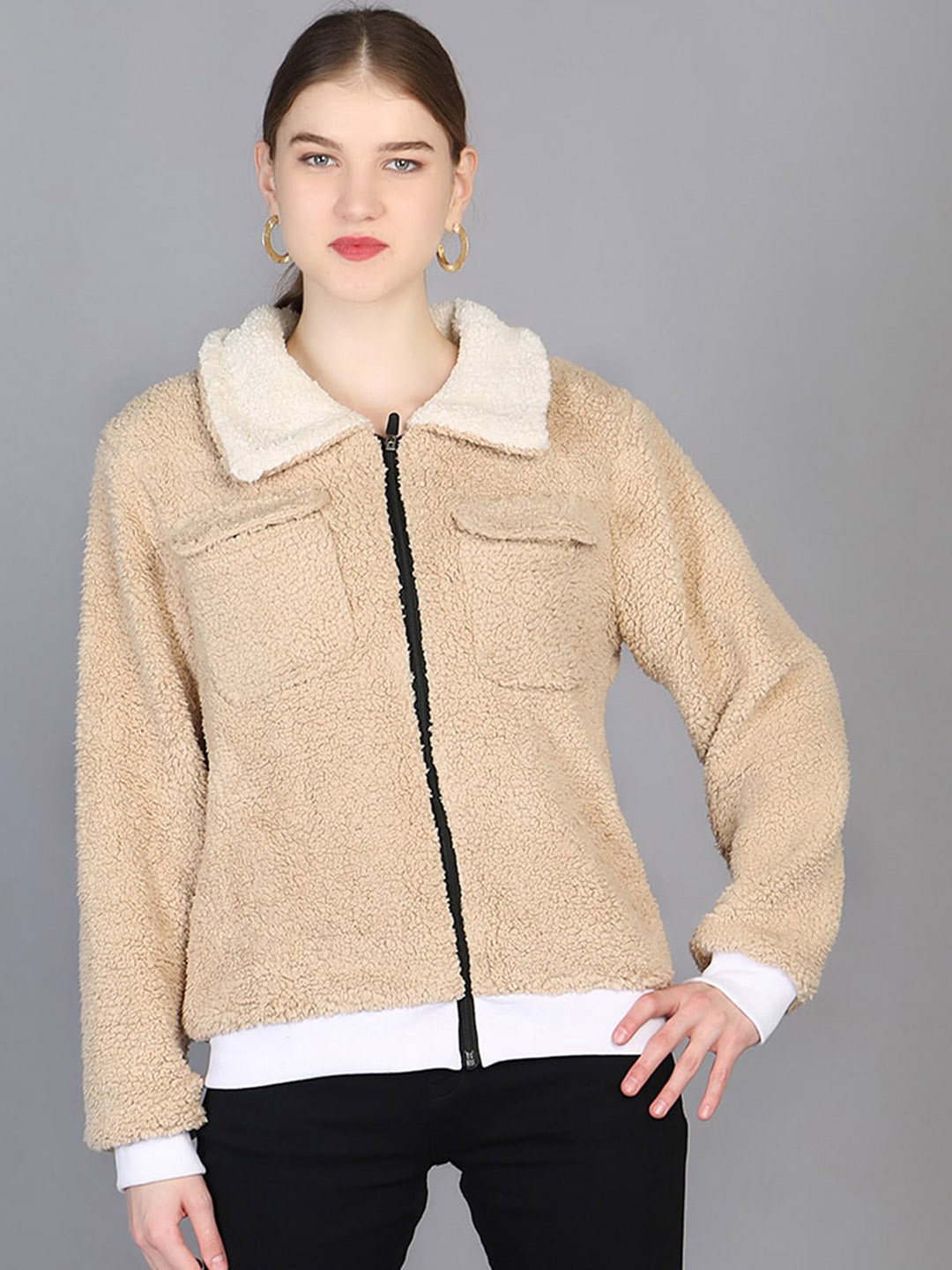 

Chemistry Lightweight Cotton Bomber Jacket, Brown