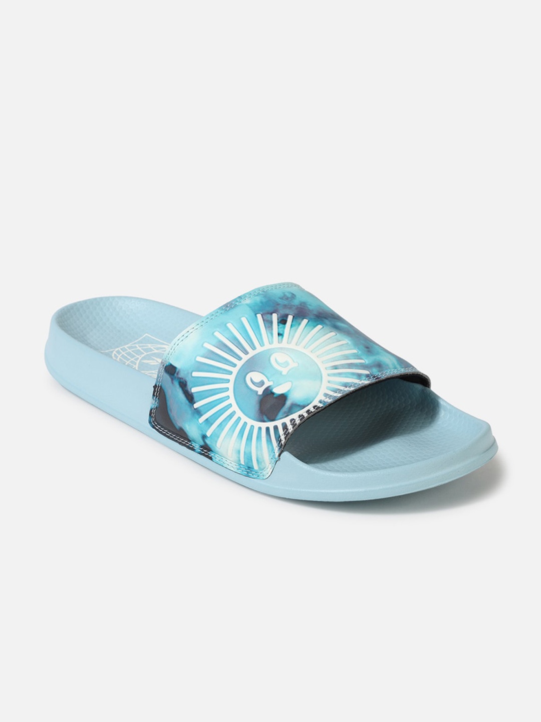 

Reebok Unisex Printed Classic Slide, Blue