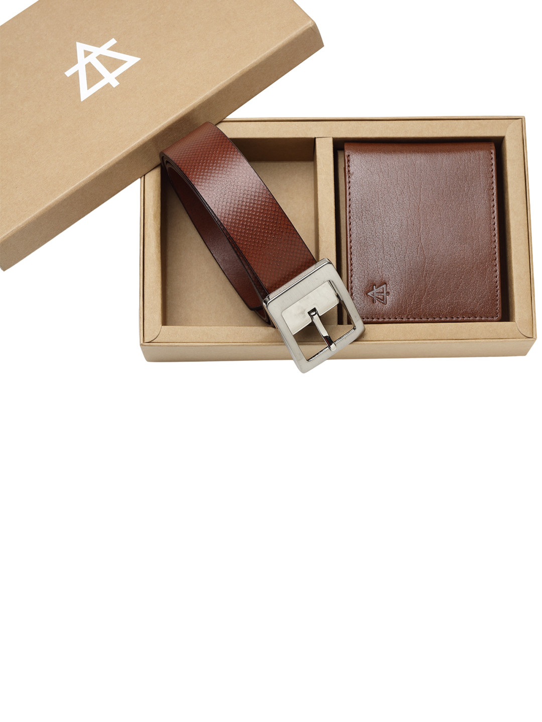 

AQUATAN Leather Accessory Gift Set, Brown