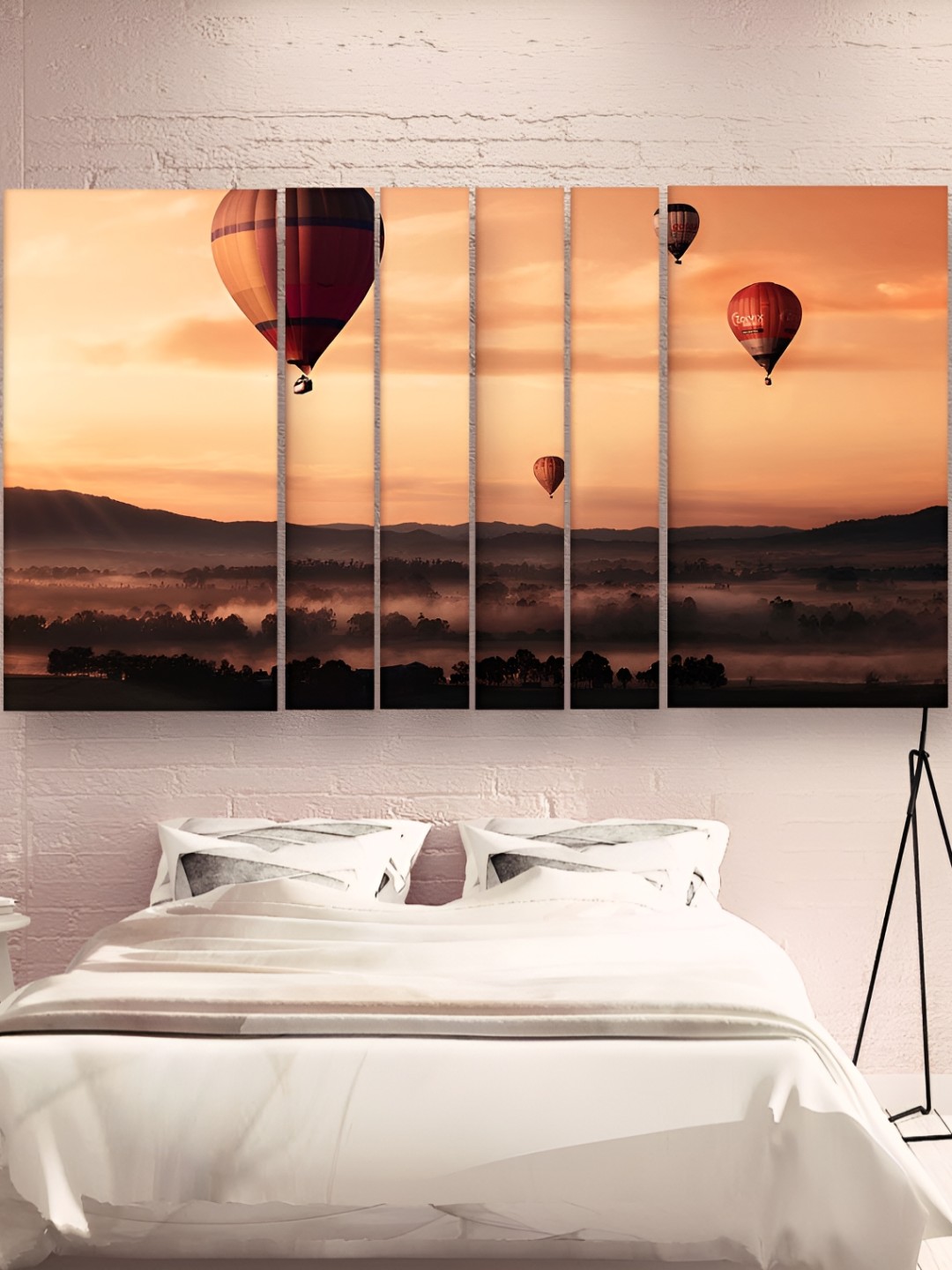 

Casperme Brown & Black 6 Pieces Wooden Painting Wall Arts