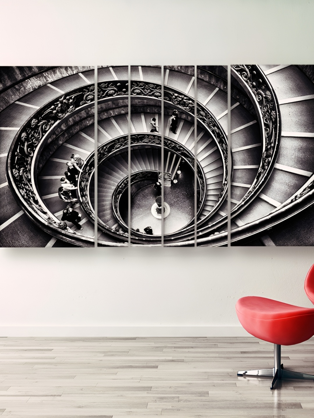 

Casperme Grey & Black 6 Pieces Wooden Modern Painting Wall Arts