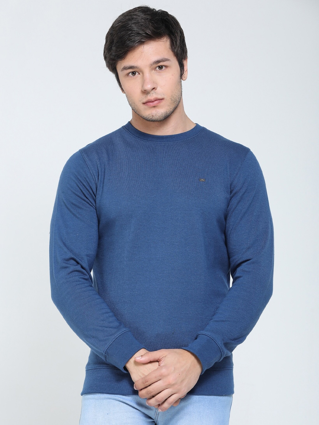 

TQS Round Neck Acrylic Pullover, Blue