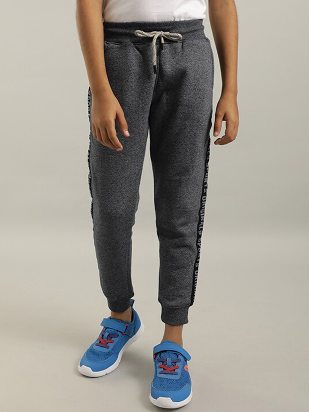 

Indian Terrain Boys Mid Rise Joggers, Navy blue
