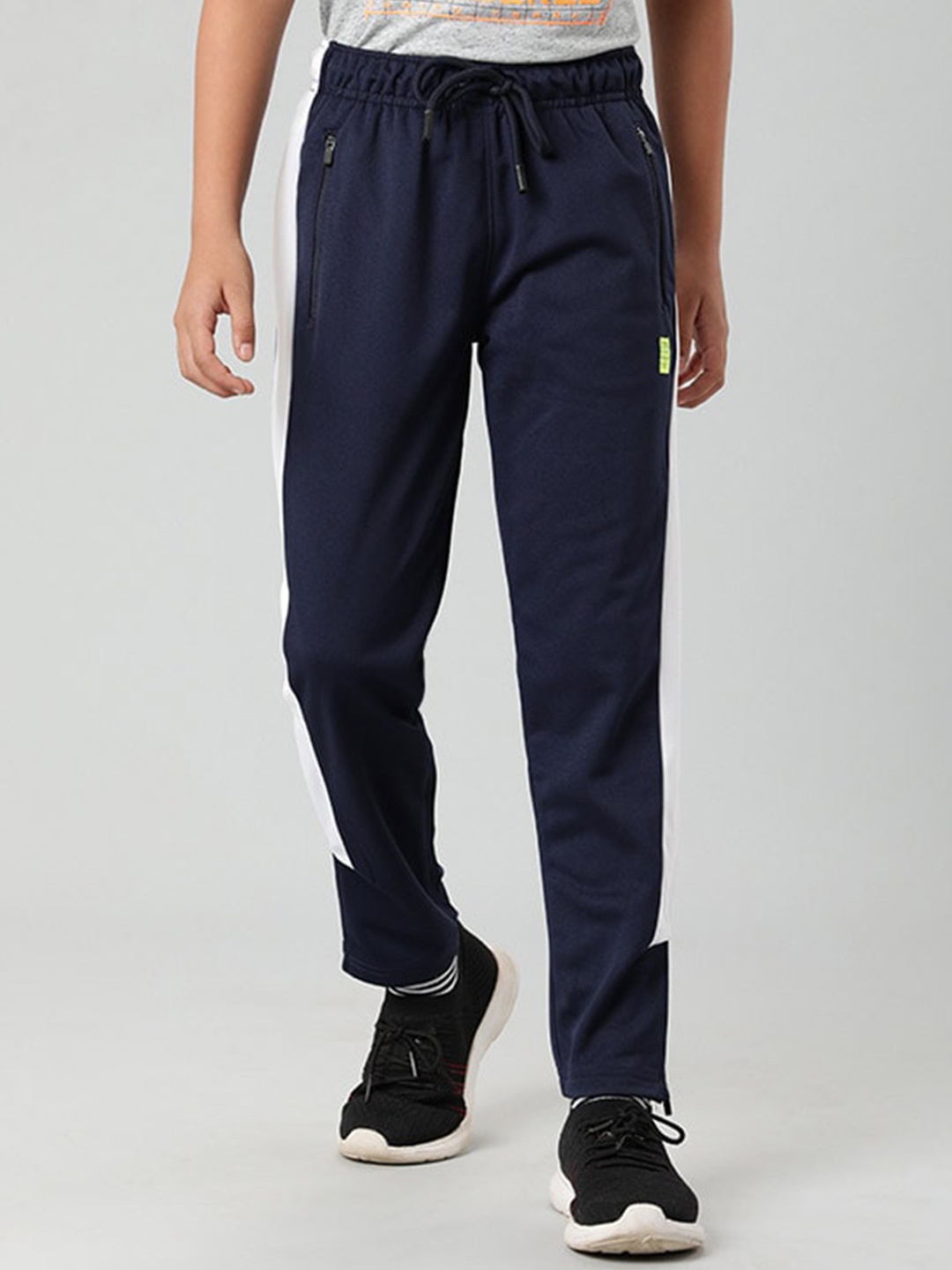 

Indian Terrain Boys Mid Rise Joggers, Navy blue