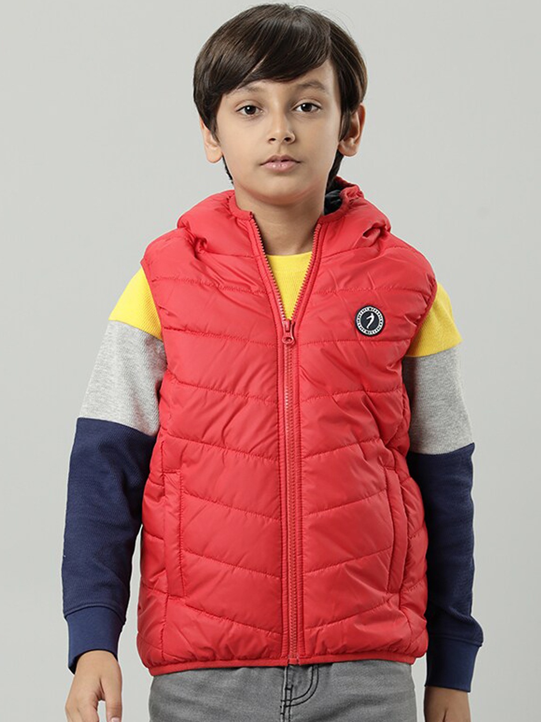 

Indian Terrain Boys Lightweight Outdoor Padded Jacket, Red