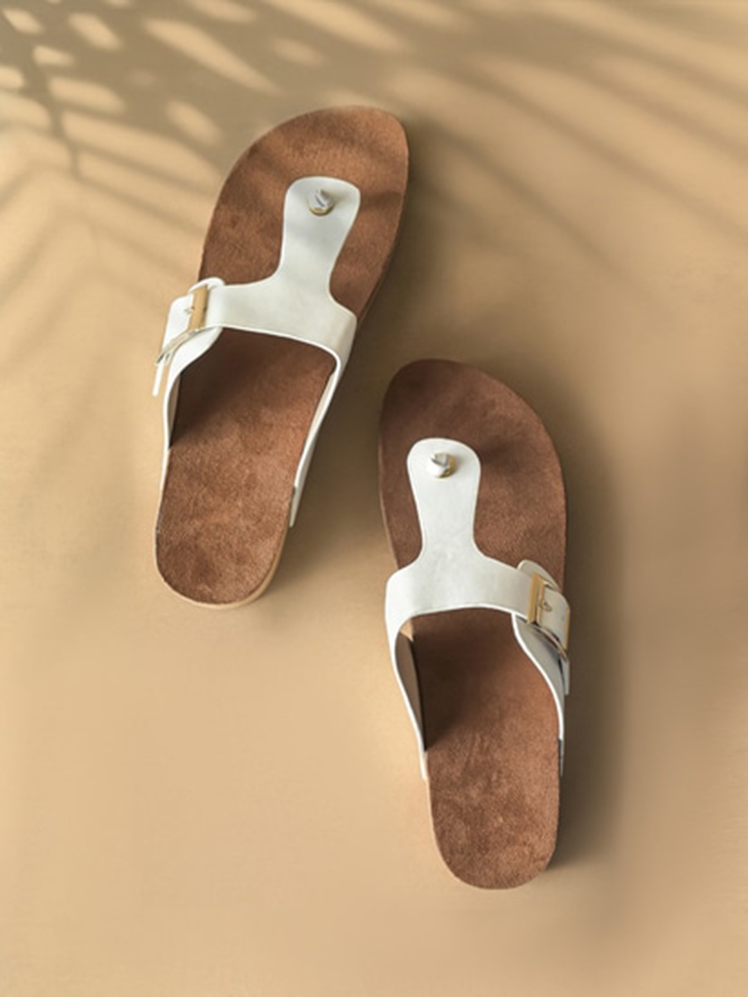 

THE WHITE POLE Open Toe Flatform Heels