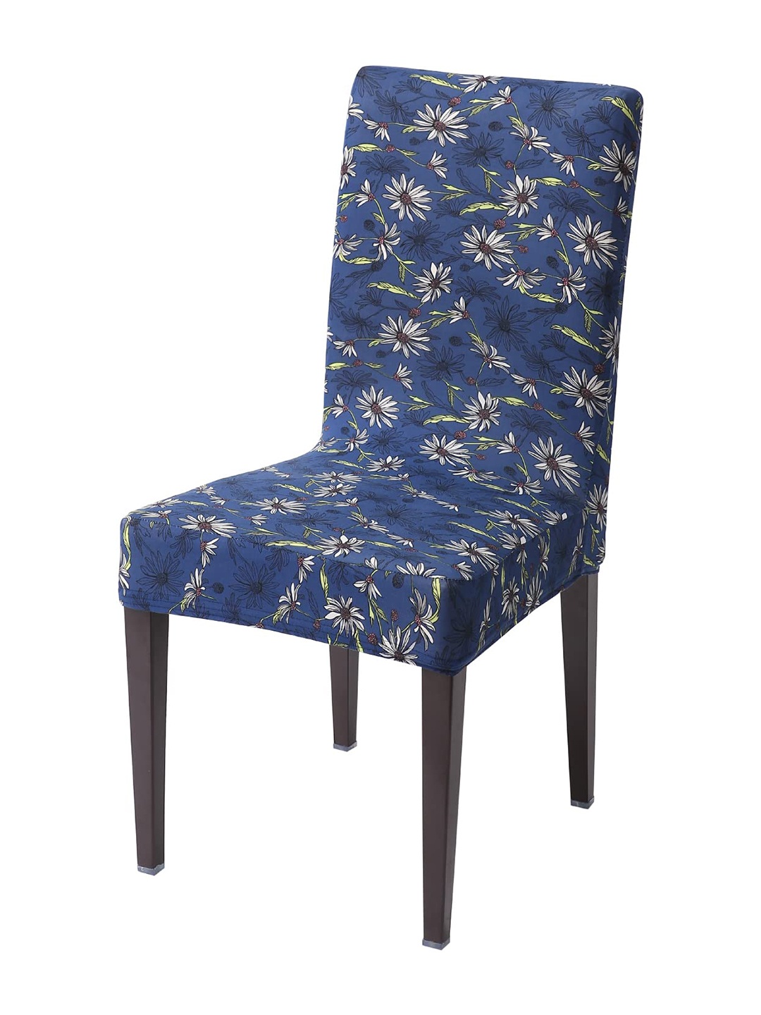 

HOKIPO Blue & White Printed Stretchable Chair Covers