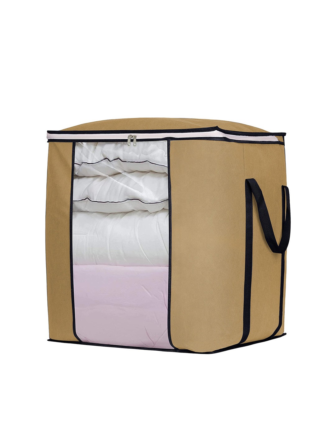 

DOUBLE R BAGS Beige Self Design Fabric Organiser