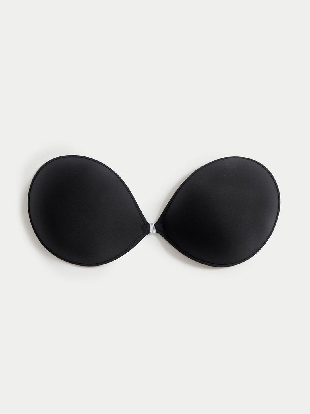 

VAGHBHATT Adhesive Silicon Stick-On Strapless Push Up Bra, Black