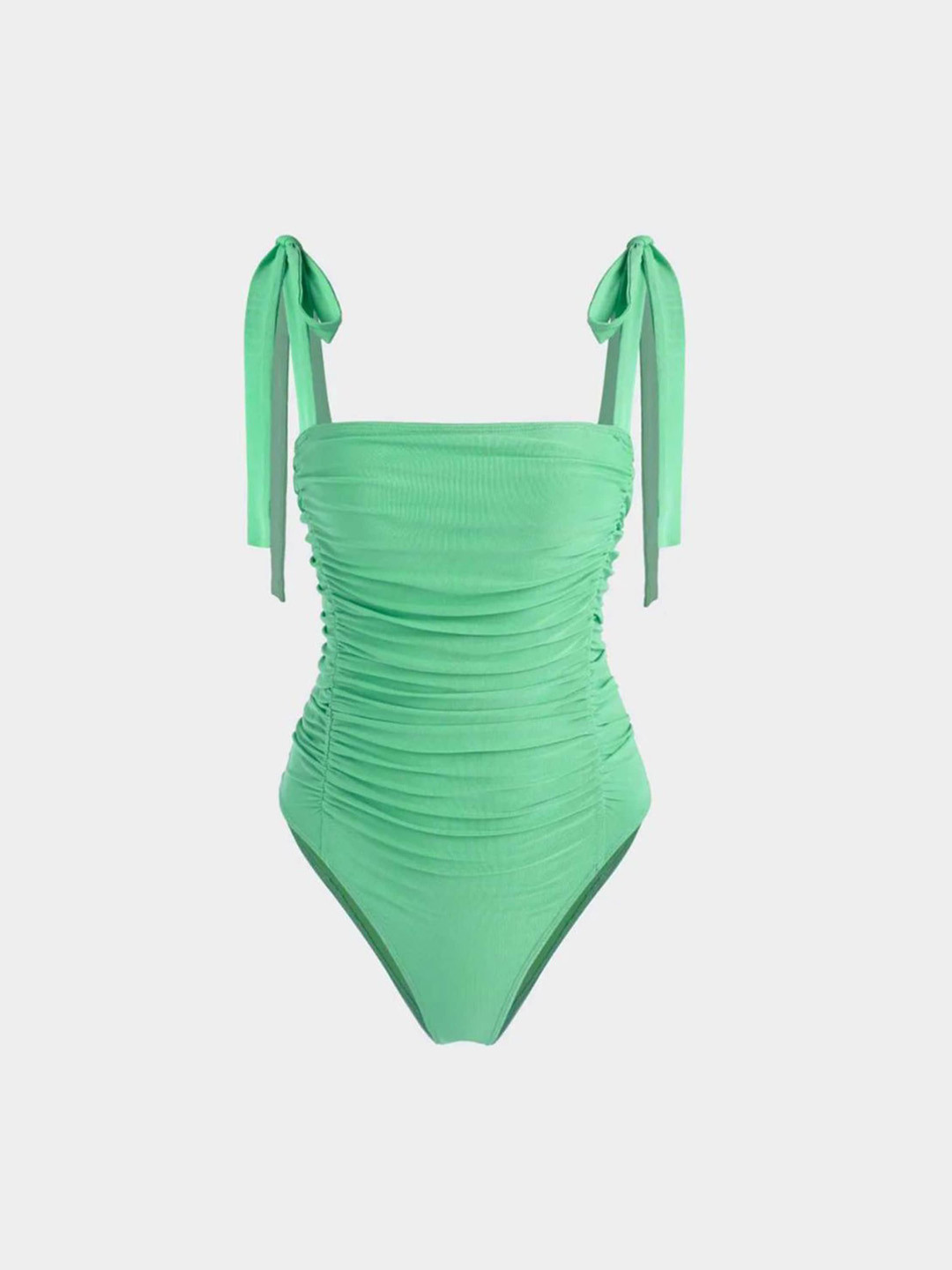 

LULU & SKY Shoulder Straps Bodysuit, Green