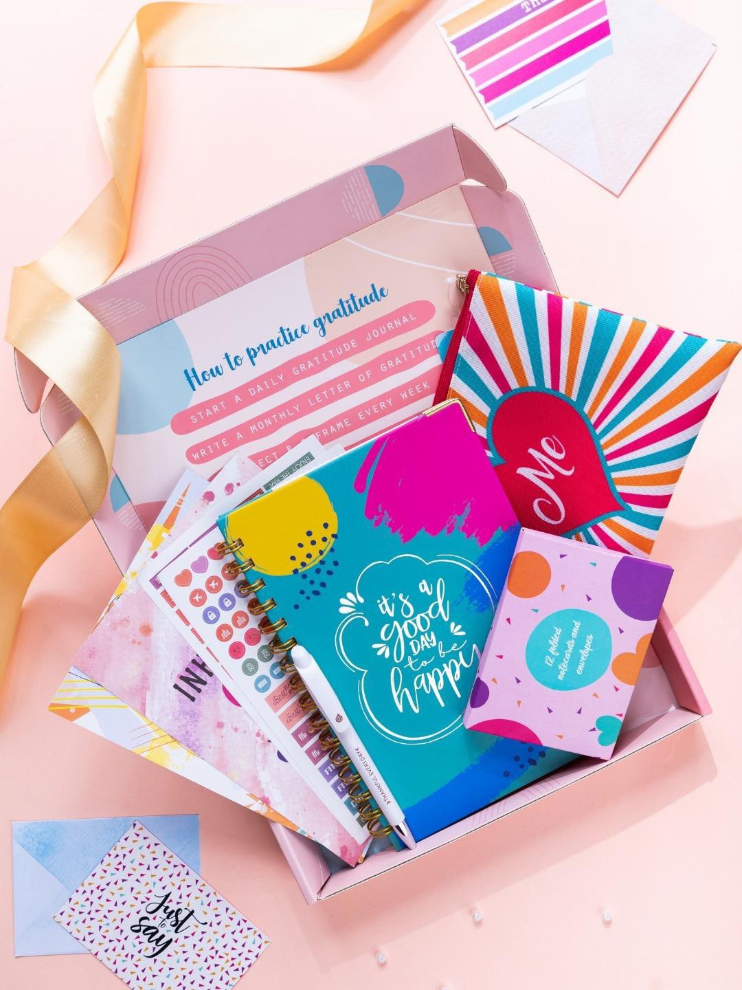 

Doodle Undated Planner Gift Set, Blue