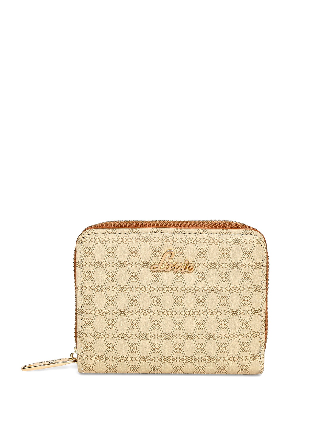 

Lavie Women Ethnic Motifs Textured Wallet, Beige