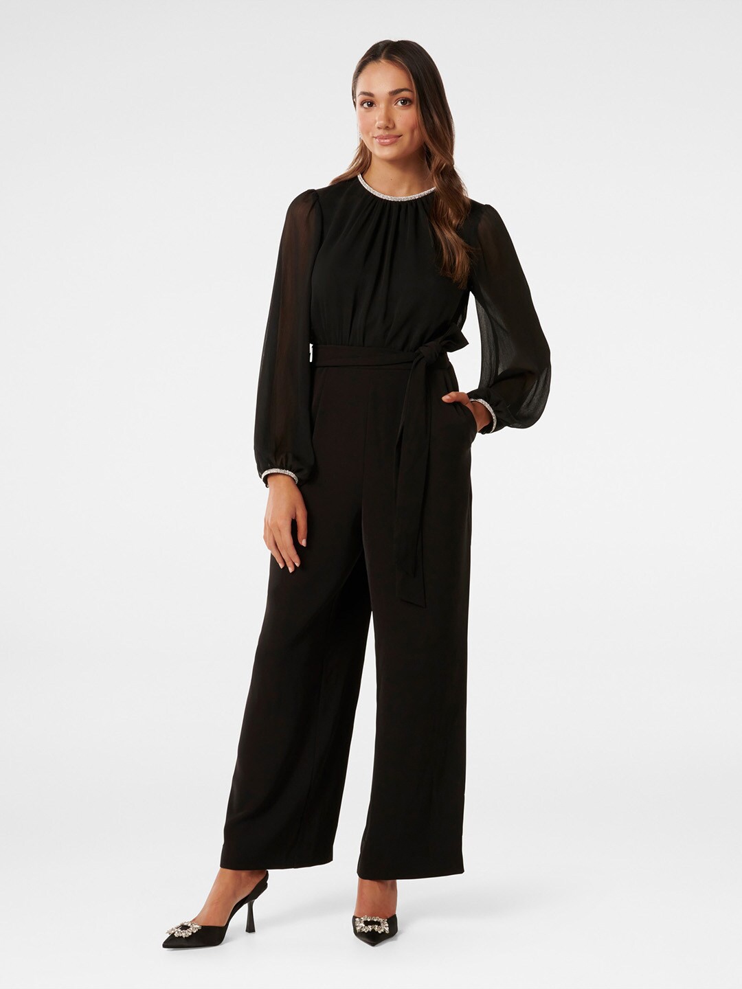 

Forever New Black Basic Jumpsuit