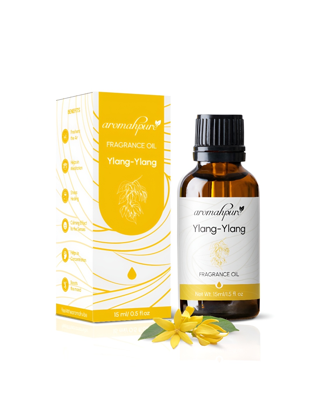 

Aromahpure Yellow Ylang Ylang Aroma Oil 15 ML