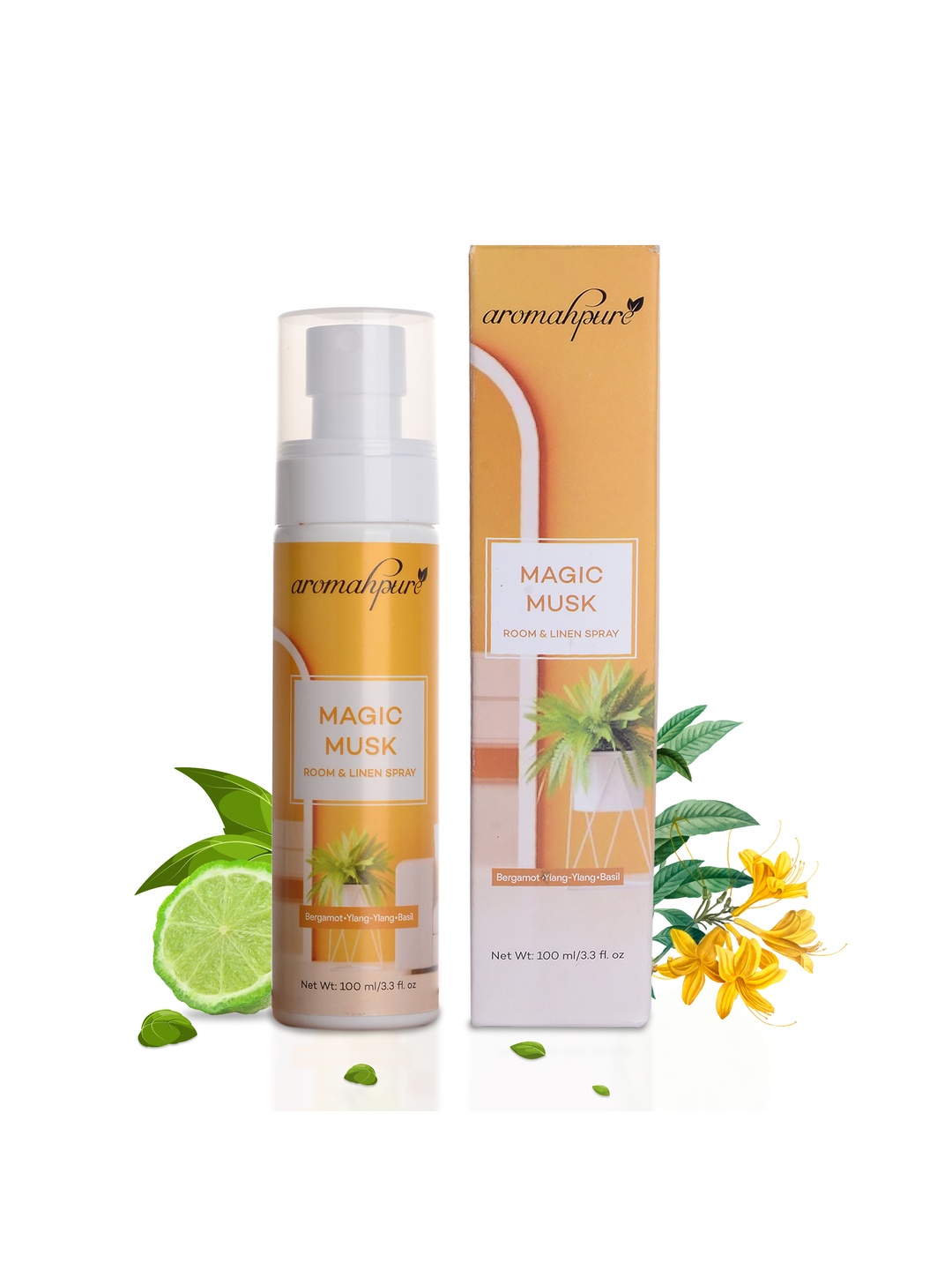 

Aromahpure Yellow Magic Musk Linen Spray 100 ml