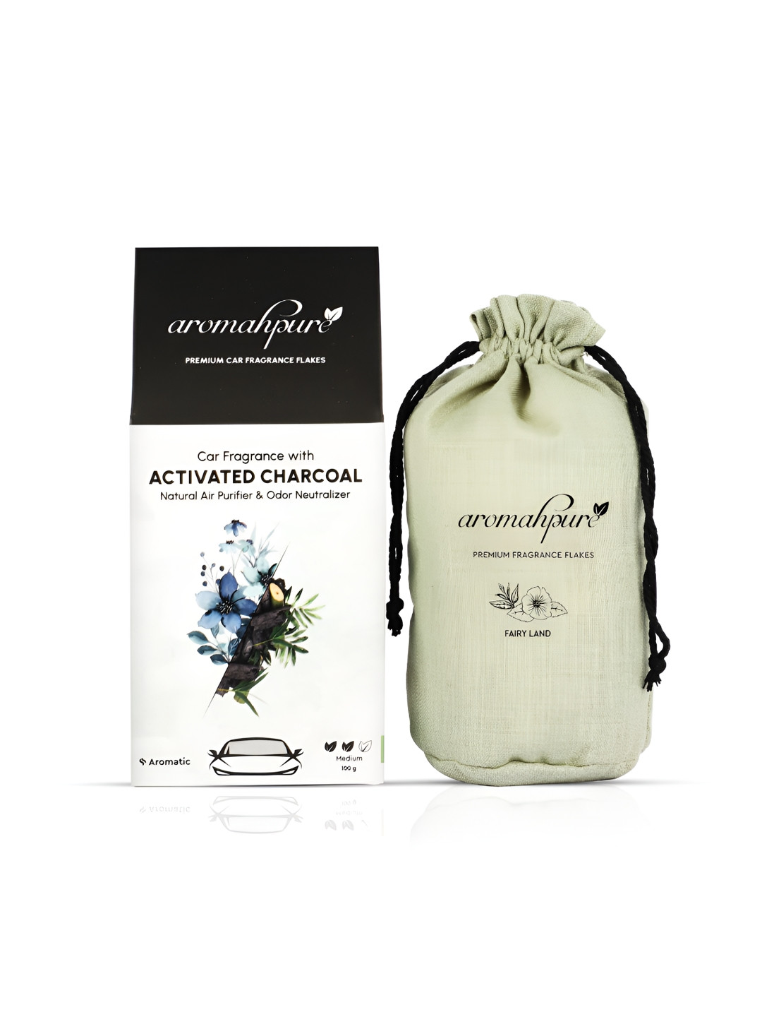 

Aromahpure White Perfume Flakes with Activated Charcoal Fairy Land Home Fragrances