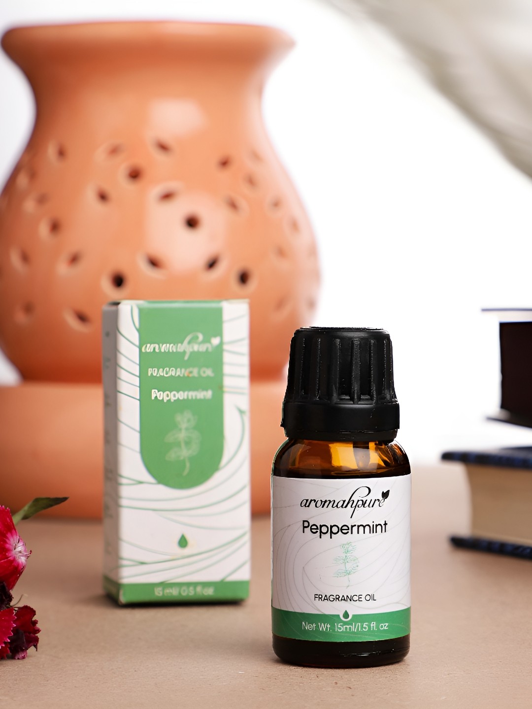 

Aromahpure Green Peppermint Aroma Oil Diffuser- 15ml
