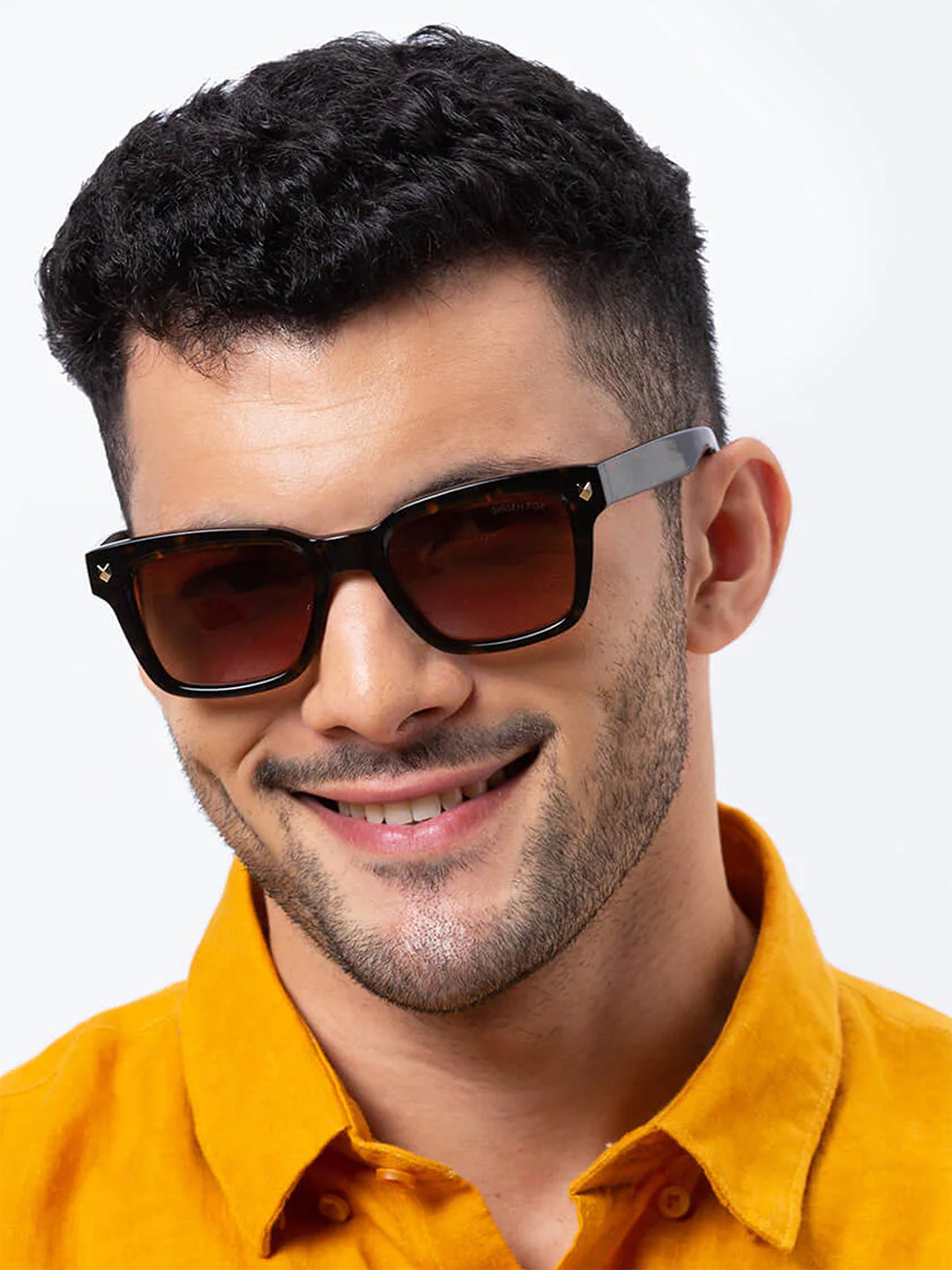 

Shisen Fox OKINAWA DARK HAVANA Unisex Sunglass 52, Brown