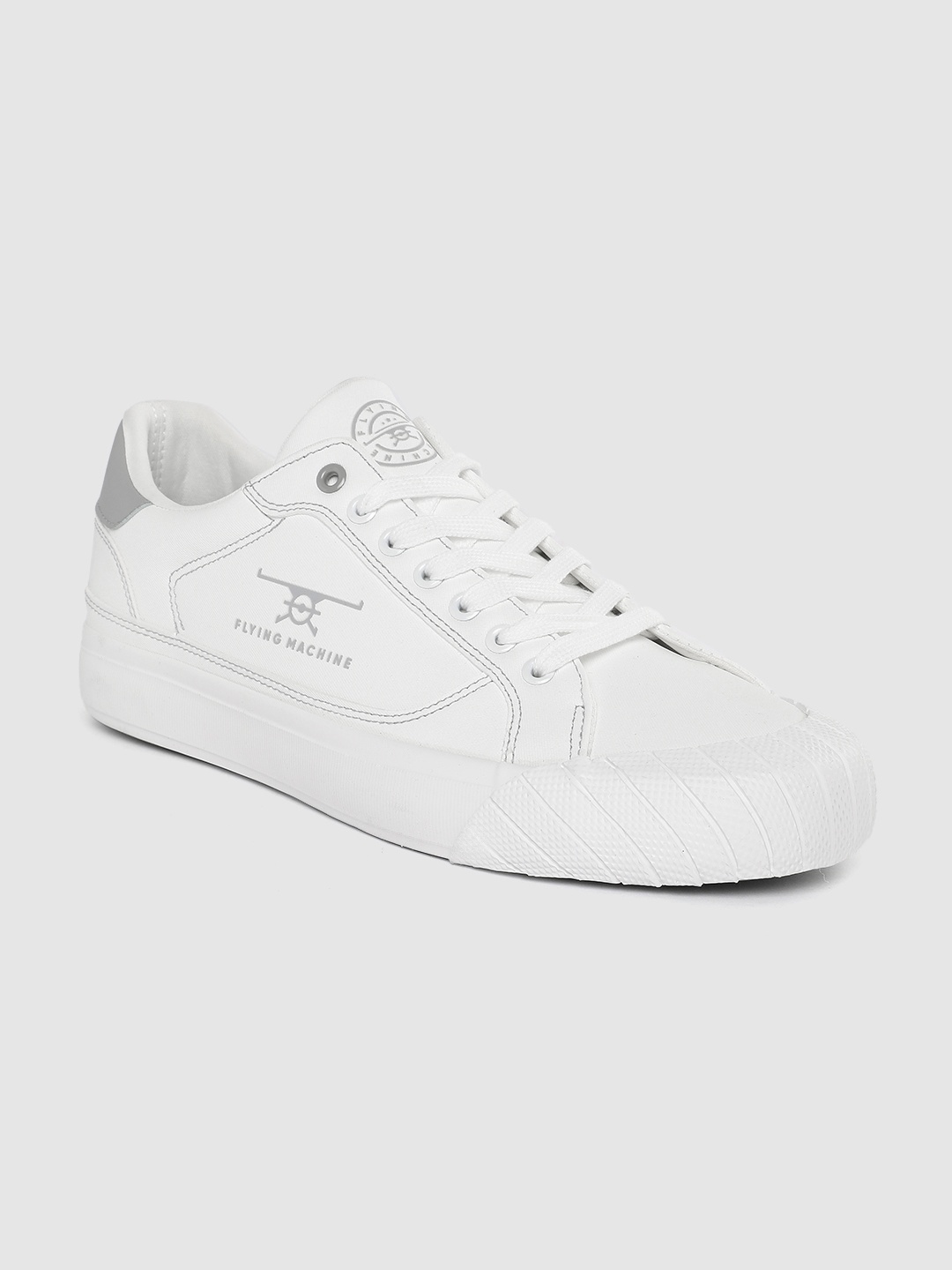 

Flying Machine Men Everyday Sneakers, White