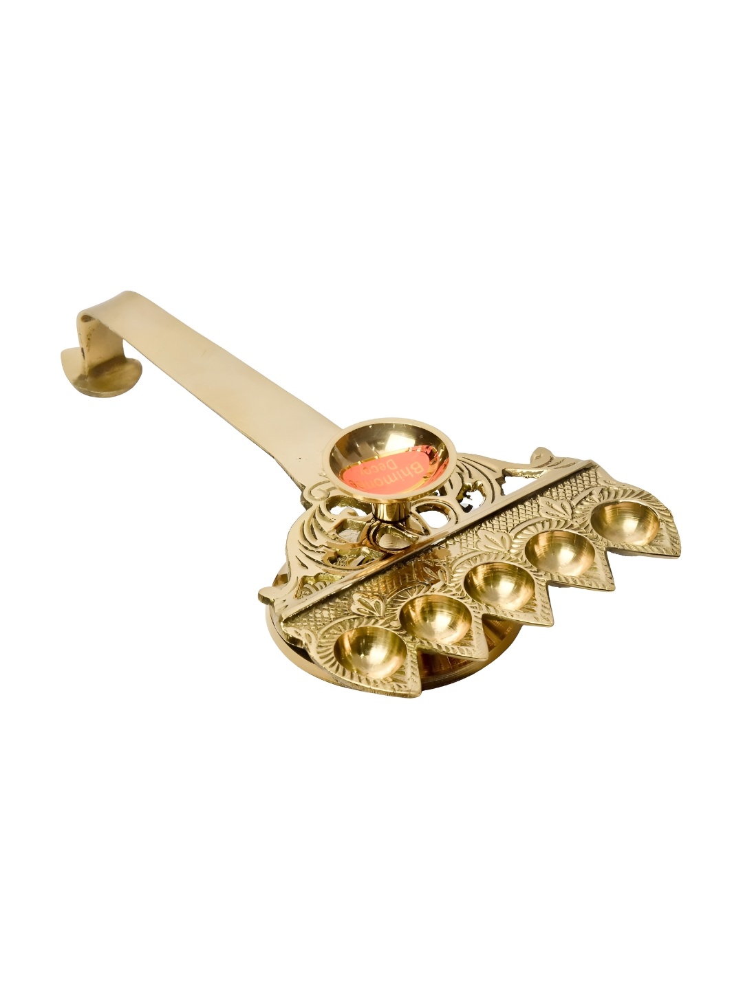 

Bhimonee Decor Copper Pure Brass Panch Aarti