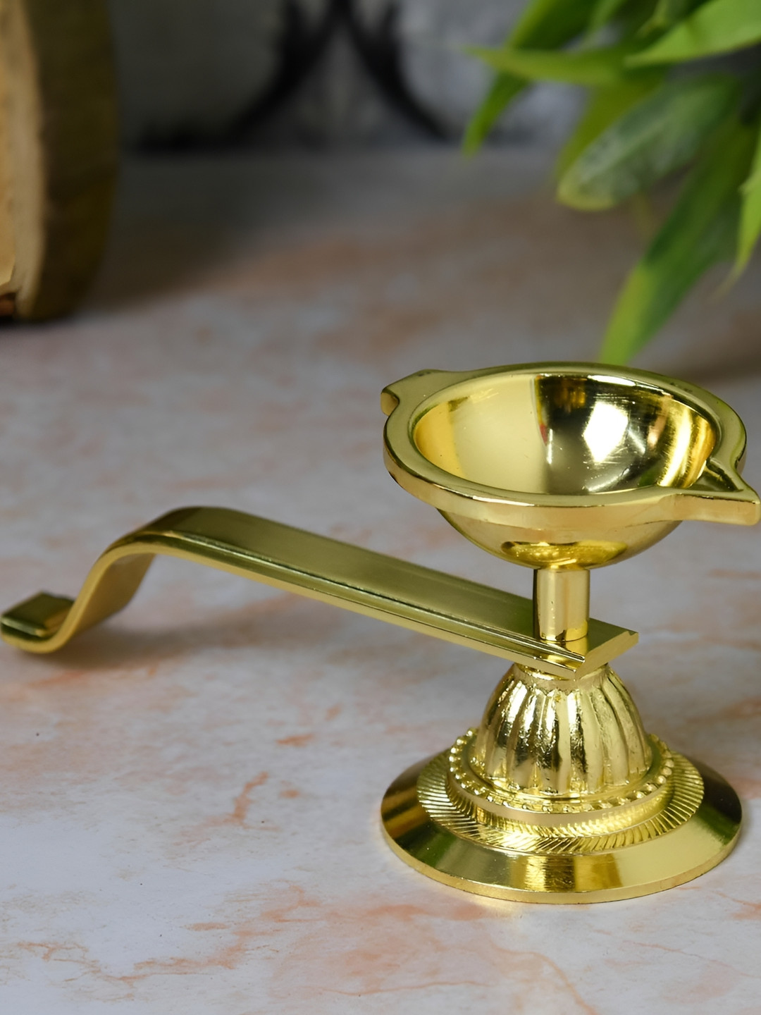 

Bhimonee Decor Metallic toned Pure Brass Aarti