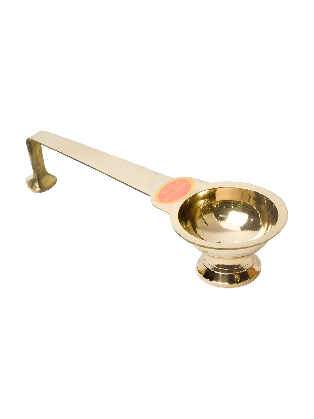 

Bhimonee Decor Gold Toned Traditional Brass Pooja Diya Stand