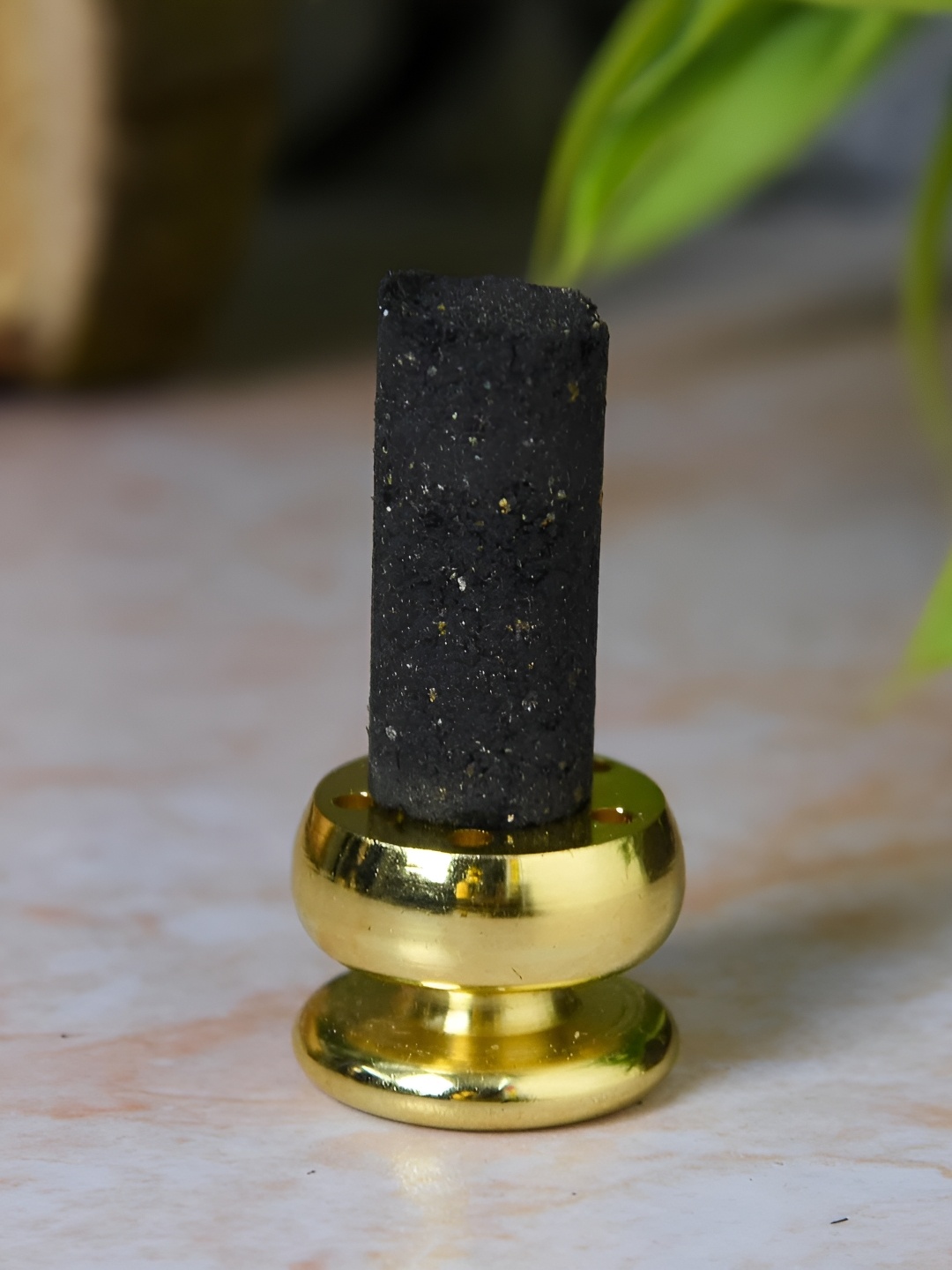 

Bhimonee Decor Gold Toned Brass Agarbatti Dhoop Holder