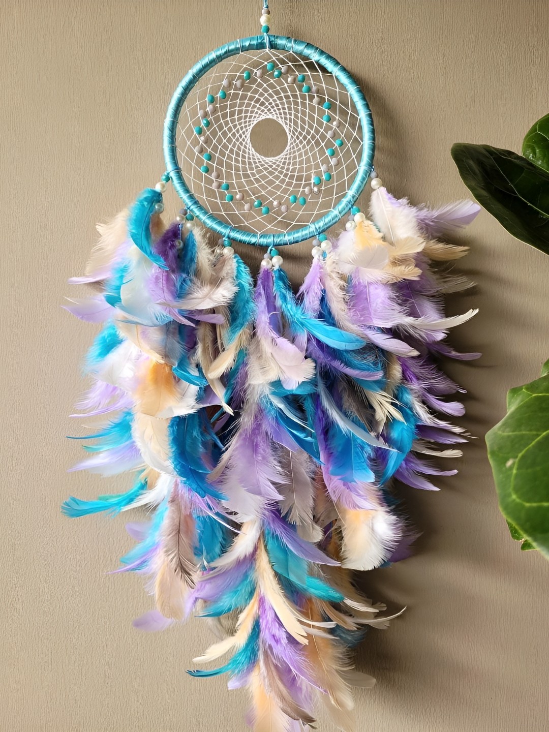 

UVID ART AND CRAFT SUPPLIES Purple Blue Hanging Dream Catcher